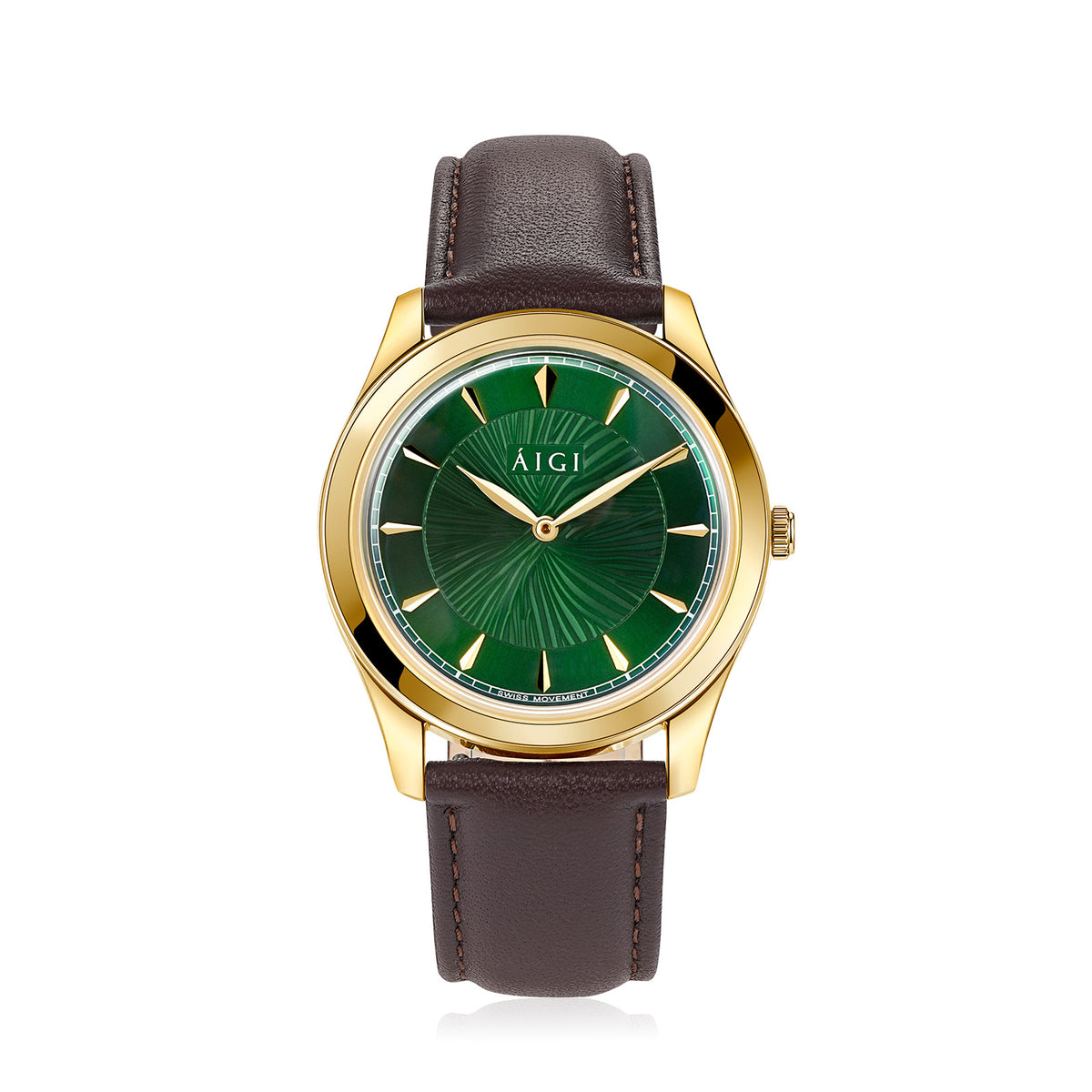 AURORA 38MM - BRUN SKINN