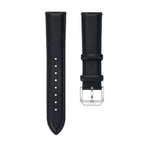 SKINN SORT 20MM - SØLVSPENNE