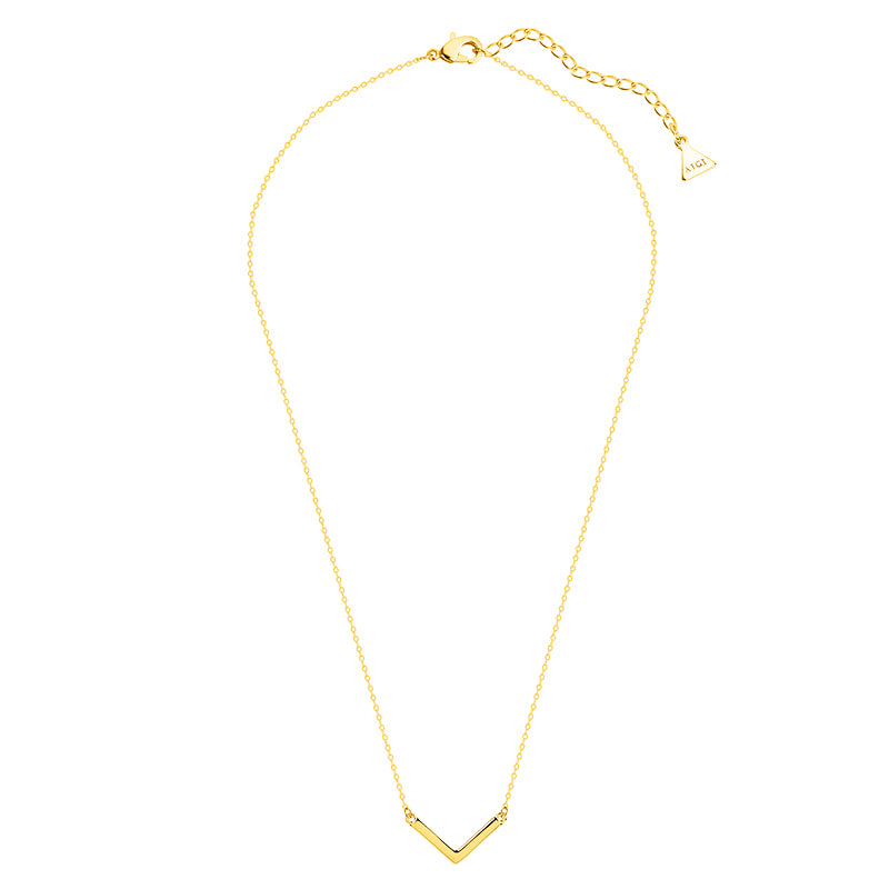 V CHOKER | 18K GULLBELAGT