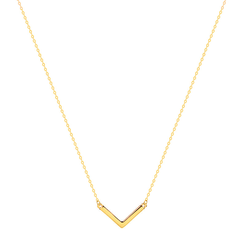 V CHOKER | 18K GULLBELAGT