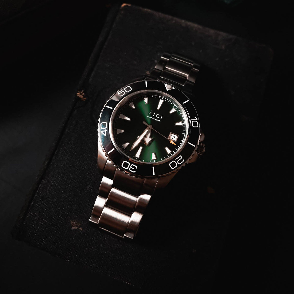 NORDLYS AUTOMATIC DIVER herreklokke fra norsk klokkemerke AIGI