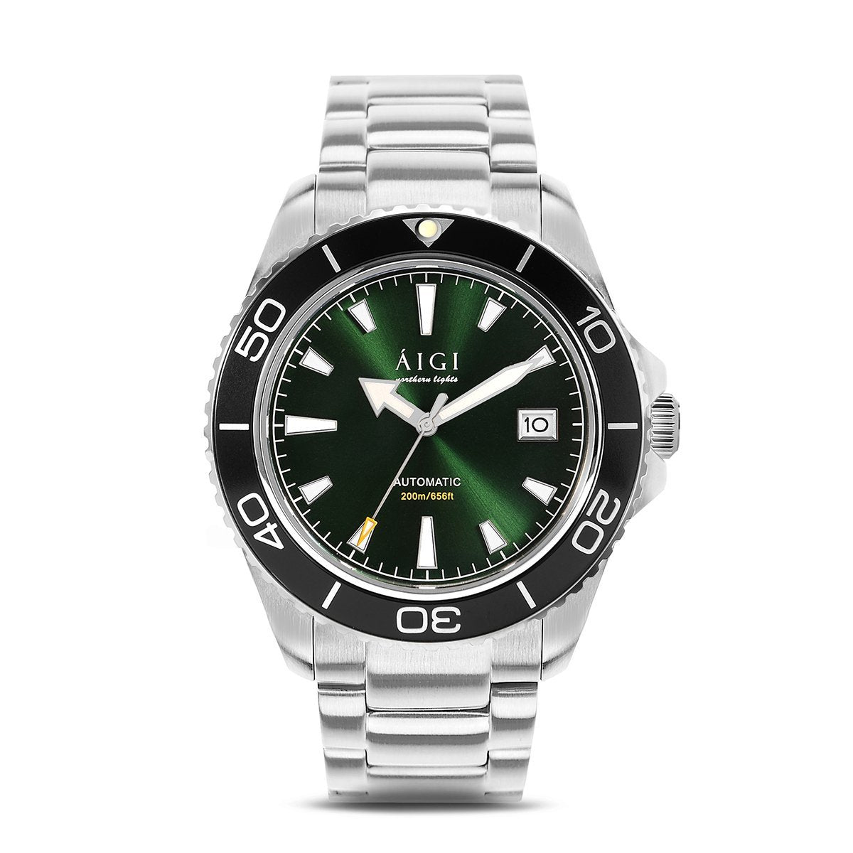 NORDLYS AUTOMATIC DIVER automatisk herreklokke fra norsk klokkemerke AIGI
