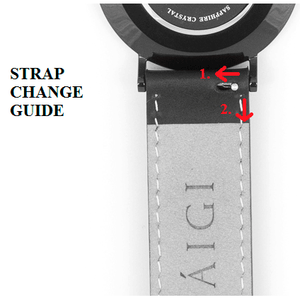 Skinn Sort Mønstret Sølv 22MM