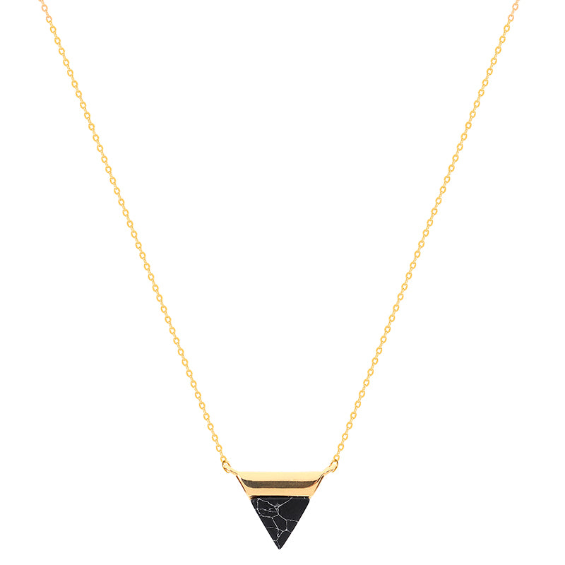 TRIANGLE | 18K GULLBELAGT