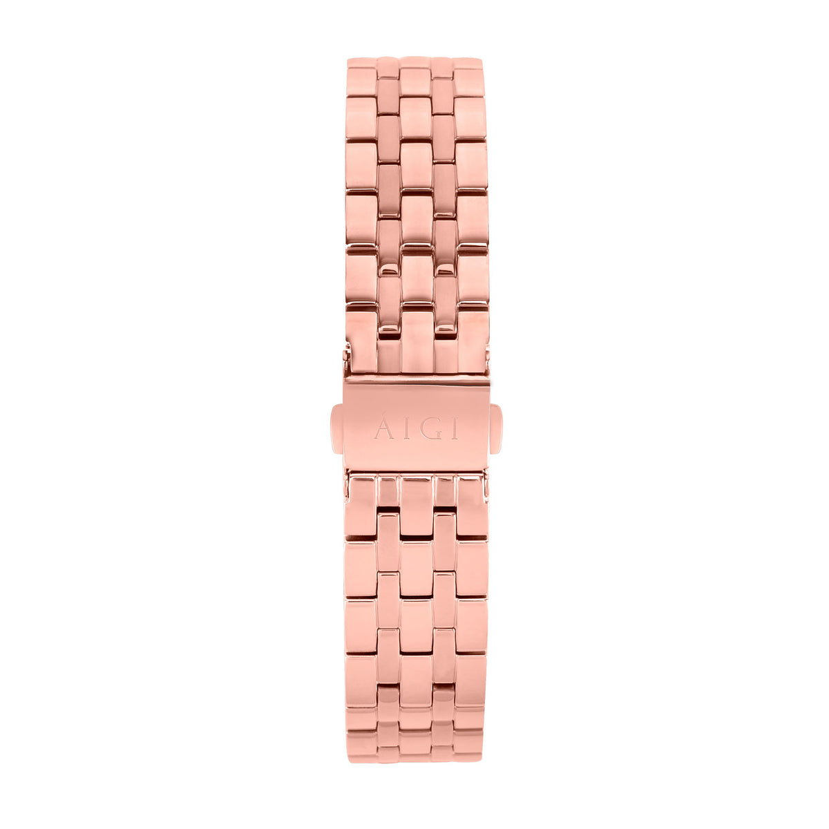 aigi klokkreim lenke rosegull 14mm
